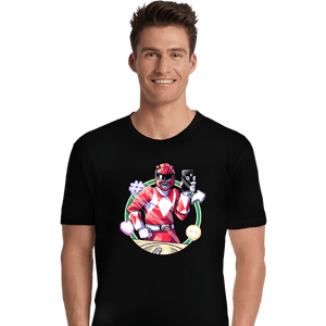 Daily_Deal_Shirts Premium Shirts, Unisex / Small / Black Red Ranger Dance