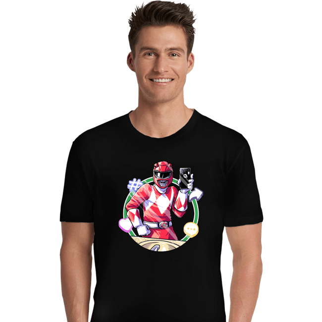 Daily_Deal_Shirts Premium Shirts, Unisex / Small / Black Red Ranger Dance