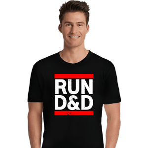 Shirts Premium Shirts, Unisex / Small / Black Run D&D