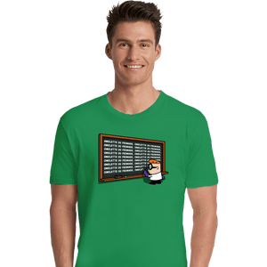 Daily_Deal_Shirts Premium Shirts, Unisex / Small / Irish Green French Chalkboard