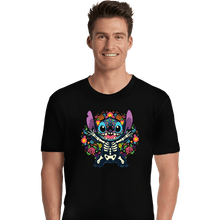 Load image into Gallery viewer, Daily_Deal_Shirts Premium Shirts, Unisex / Small / Black Stiched Calavera
