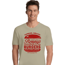 Load image into Gallery viewer, Shirts Premium Shirts, Unisex / Small / Natural Benny&#39;s Burgers
