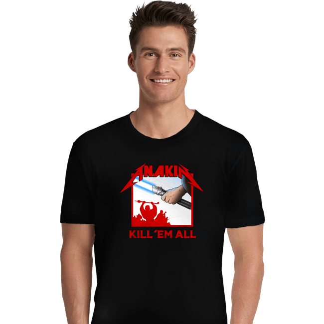 Secret_Shirts Premium Shirts, Unisex / Small / Black Anakin Metal