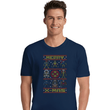 Load image into Gallery viewer, Daily_Deal_Shirts Premium Shirts, Unisex / Small / Navy Merry X-Mas
