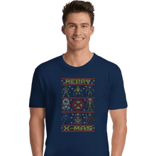 Load image into Gallery viewer, Daily_Deal_Shirts Premium Shirts, Unisex / Small / Navy Merry X-Mas
