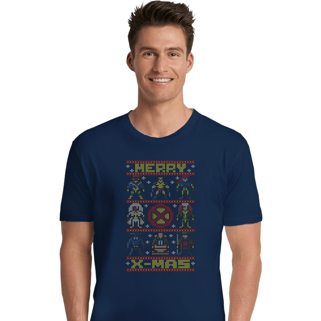 Daily_Deal_Shirts Premium Shirts, Unisex / Small / Navy Merry X-Mas
