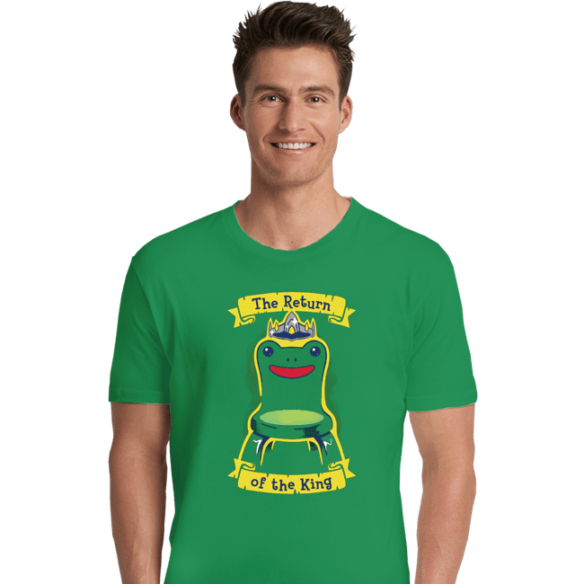 Daily_Deal_Shirts Premium Shirts, Unisex / Small / Irish Green Froggy Chair Returns