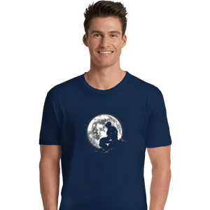 Daily_Deal_Shirts Premium Shirts, Unisex / Small / Navy Moonlight Iron