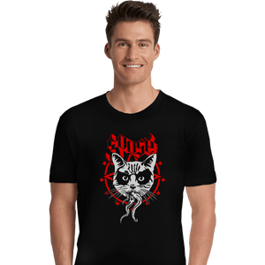 Shirts Premium Shirts, Unisex / Small / Black Black Metal Cat