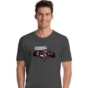 Shirts Premium Shirts, Unisex / Small / Charcoal Intervention