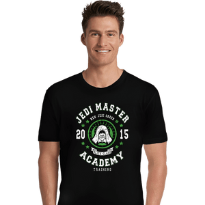 Shirts Premium Shirts, Unisex / Small / Black Jedi Master Academy