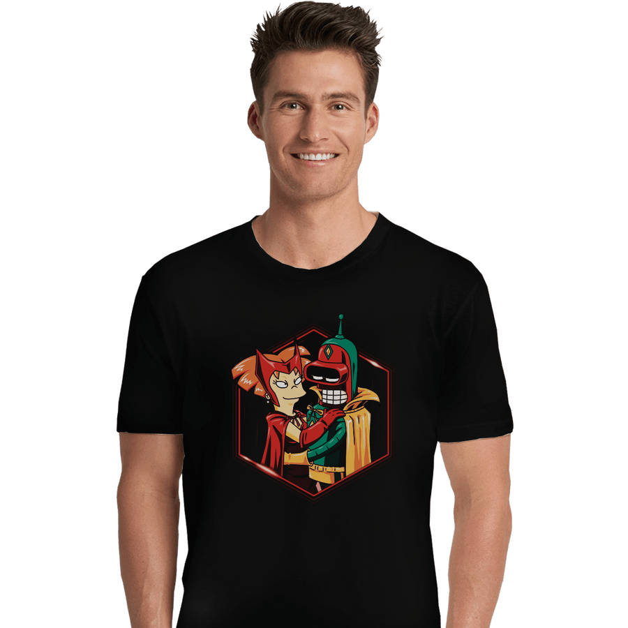 Shirts Premium Shirts, Unisex / Small / Black A Futuristic Couple
