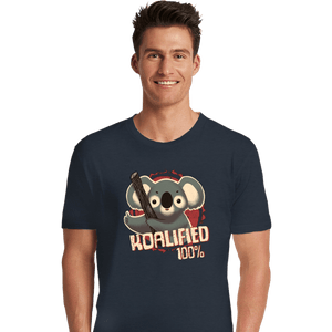 Shirts Premium Shirts, Unisex / Small / Dark Heather 100% Koalified