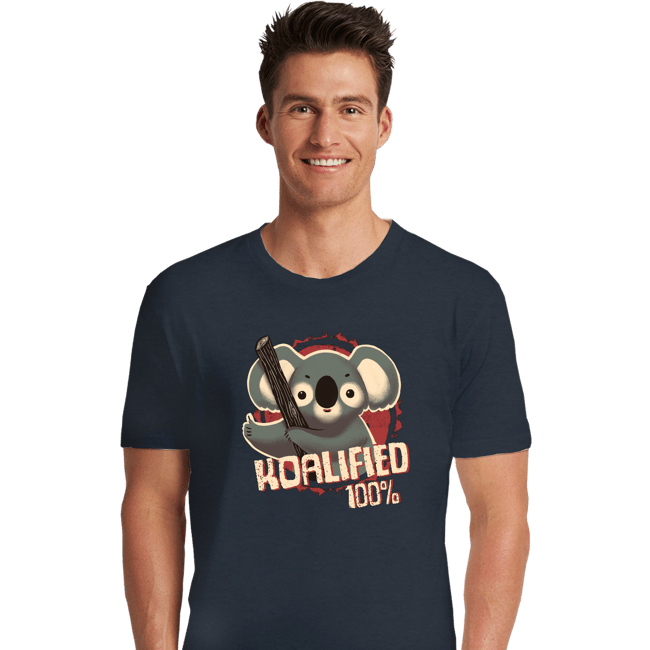 Shirts Premium Shirts, Unisex / Small / Dark Heather 100% Koalified