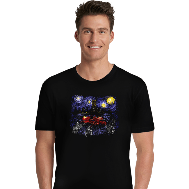 Daily_Deal_Shirts Premium Shirts, Unisex / Small / Black Starry Neo-Tokyo