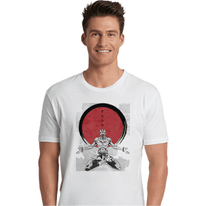 Shirts Premium Shirts, Unisex / Small / White Dhalsim Zen