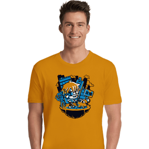 Daily_Deal_Shirts Premium Shirts, Unisex / Small / Gold Chainsaw Denji