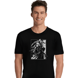 Shirts Premium Shirts, Unisex / Small / Black The Man In The Black Cape