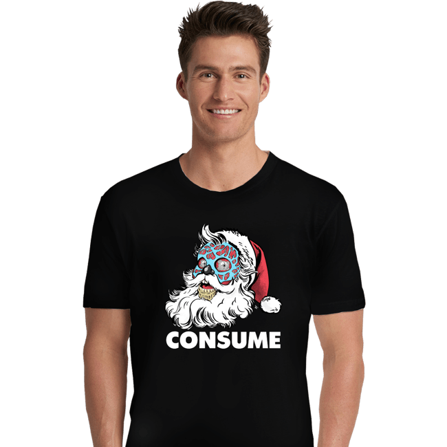 Secret_Shirts Premium Shirts, Unisex / Small / Black Be Merry And Consume