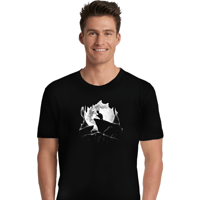 Daily_Deal_Shirts Premium Shirts, Unisex / Small / Black Moonlight Cave