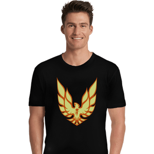 Shirts Premium Shirts, Unisex / Small / Black Dark Phoenix Firebird