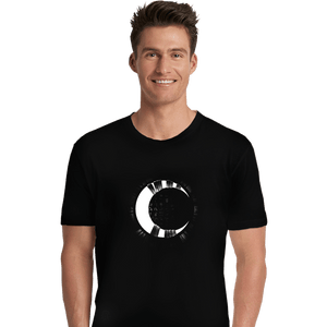 Daily_Deal_Shirts Premium Shirts, Unisex / Small / Black Moon Bust