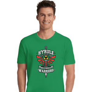 Shirts Premium Shirts, Unisex / Small / Irish Green Hyrule Warriors