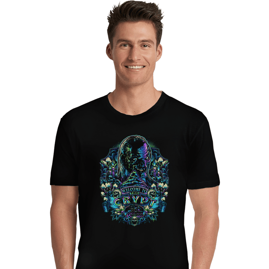 Shirts Premium Shirts, Unisex / Small / Black Welcome To The Crypt
