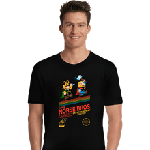 Load image into Gallery viewer, Secret_Shirts Premium Shirts, Unisex / Small / Black Super Norse Bros
