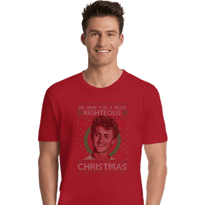 Shirts Premium Shirts, Unisex / Small / Red Righteous Christmas