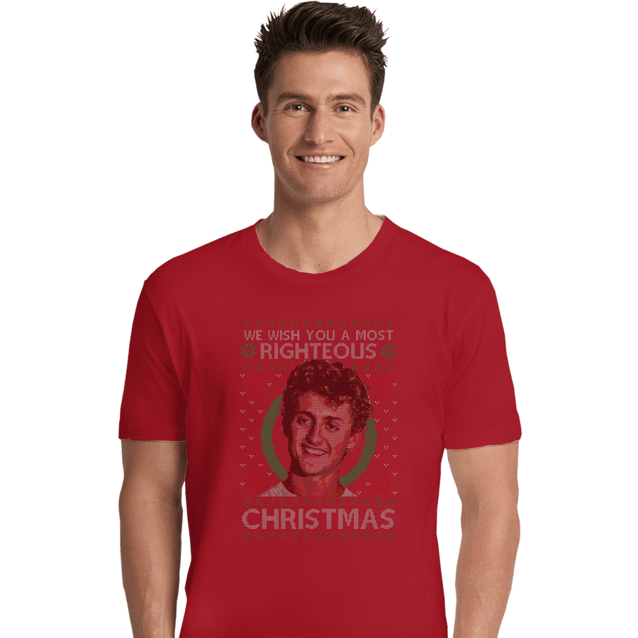 Shirts Premium Shirts, Unisex / Small / Red Righteous Christmas