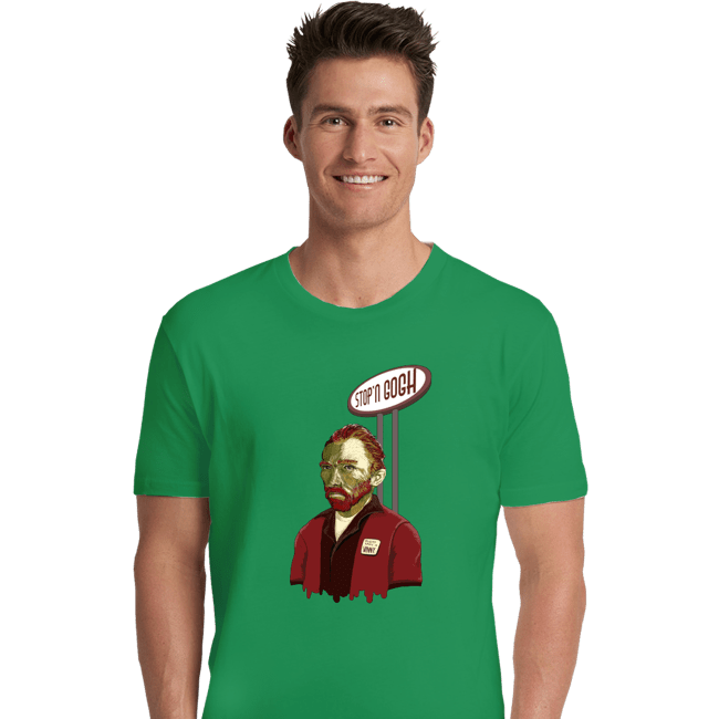 Shirts Premium Shirts, Unisex / Small / Irish Green Stop 'N Gogh