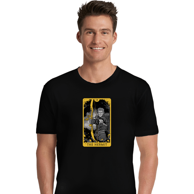Shirts Premium Shirts, Unisex / Small / Black Tarot The Hermit