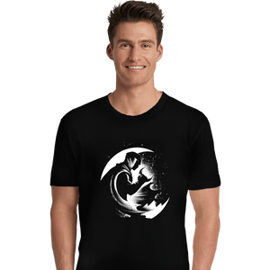 Daily_Deal_Shirts Premium Shirts, Unisex / Small / Black The Crescent Moon