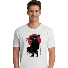 Load image into Gallery viewer, Daily_Deal_Shirts Premium Shirts, Unisex / Small / White Black Swordsman Sumi-e
