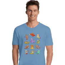 Load image into Gallery viewer, Shirts Premium Shirts, Unisex / Small / Powder Blue Diapers &amp; Dragons
