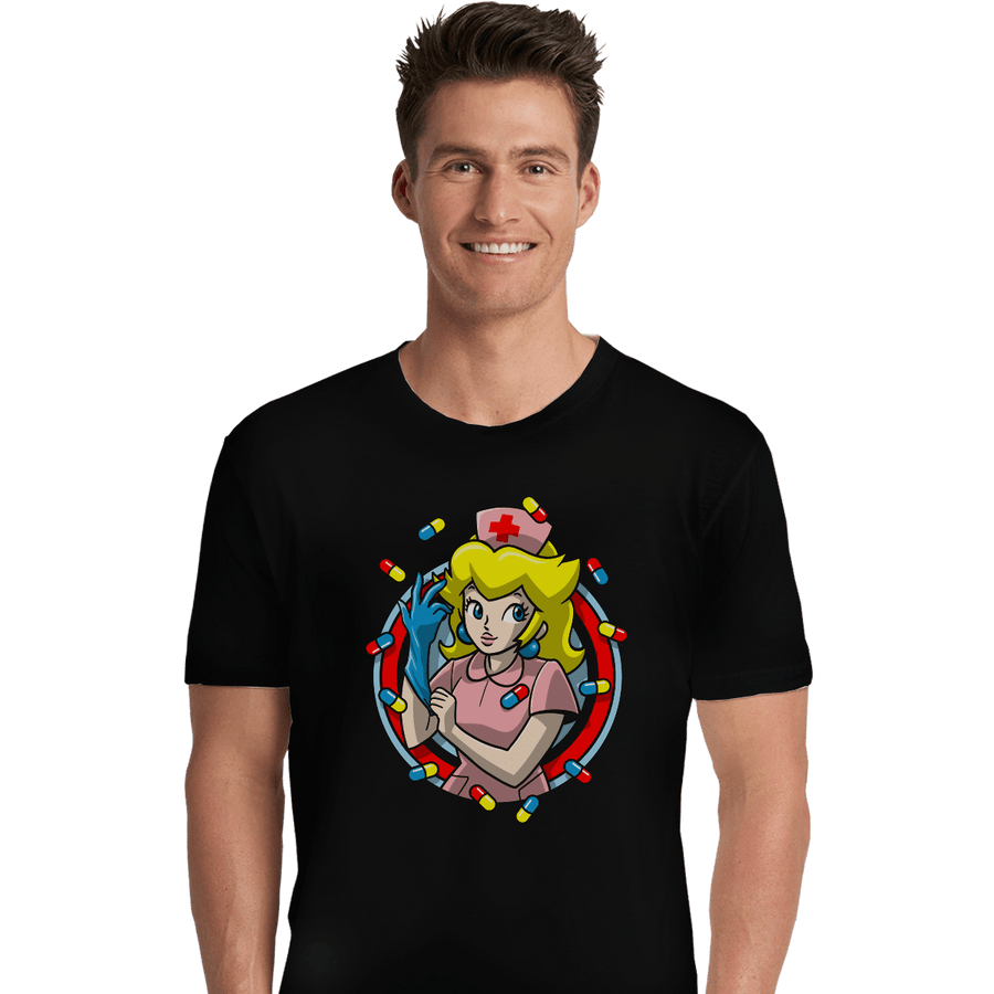 Shirts Premium Shirts, Unisex / Small / Black Nurse Toadstool