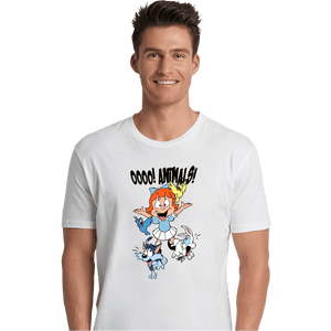 Shirts Premium Shirts, Unisex / Small / White Elmyra Loves Animals