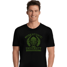 Load image into Gallery viewer, Shirts Premium Shirts, Unisex / Small / Black Miskatonic University
