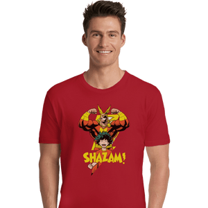 Shirts Premium Shirts, Unisex / Small / Red SHAZAM
