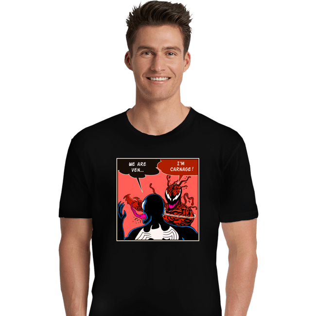 Shirts Premium Shirts, Unisex / Small / Black Symbiote Slap