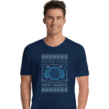 Load image into Gallery viewer, Shirts Premium Shirts, Unisex / Small / Navy Water Tribe Ugly Sweater
