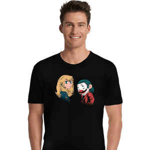 Daily_Deal_Shirts Premium Shirts, Unisex / Small / Black Mario And Peach