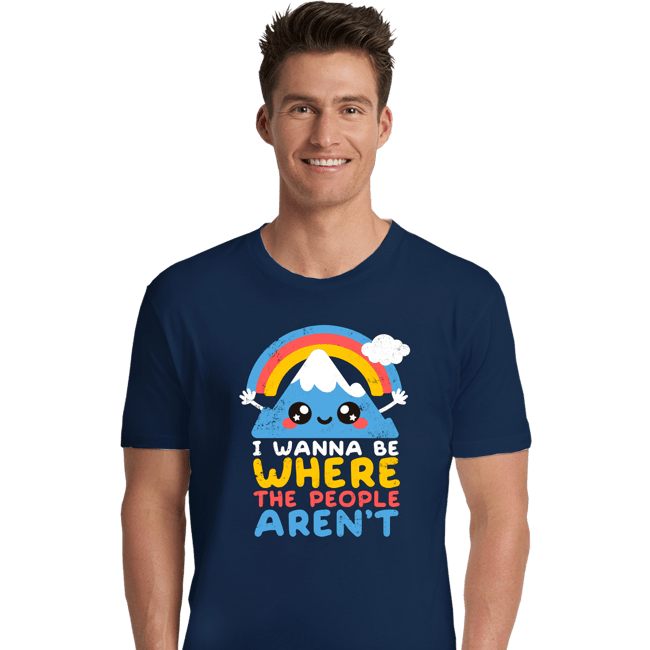 Daily_Deal_Shirts Premium Shirts, Unisex / Small / Navy Where The People Aren't