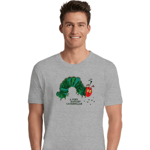 Daily_Deal_Shirts Premium Shirts, Unisex / Small / Sports Grey Hangry Caterpillar