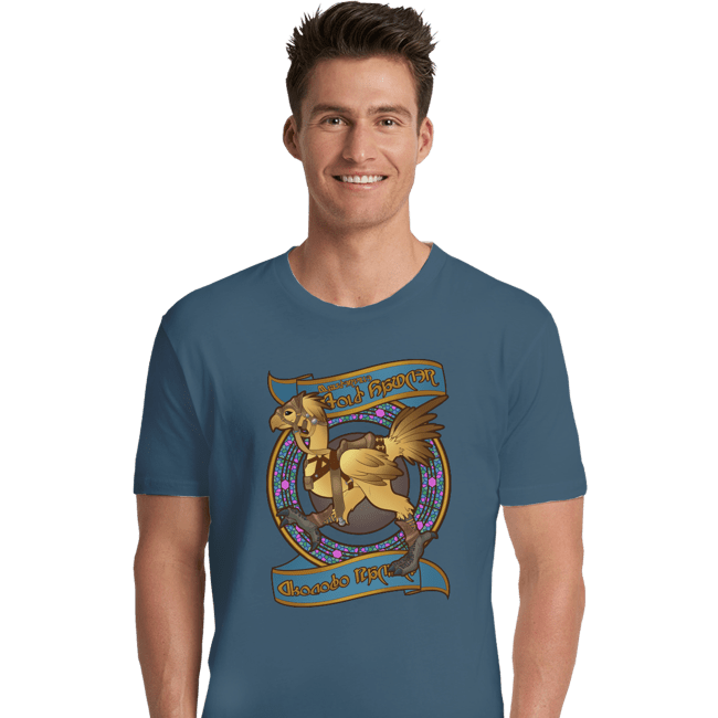 Last_Chance_Shirts Premium Shirts, Unisex / Small / Indigo Blue Chocobo Racer