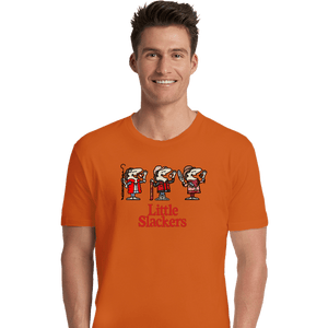 Daily_Deal_Shirts Premium Shirts, Unisex / Small / Orange Little Slackers