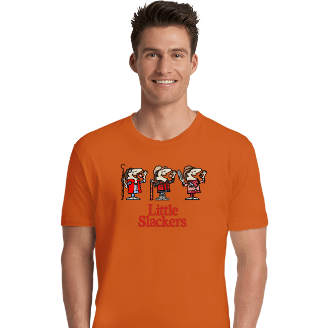Daily_Deal_Shirts Premium Shirts, Unisex / Small / Orange Little Slackers