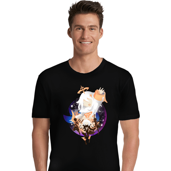 Shirts Premium Shirts, Unisex / Small / Black Cute Companion Paimon