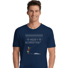 Load image into Gallery viewer, Shirts Premium Shirts, Unisex / Small / Navy Stealing Christmas
